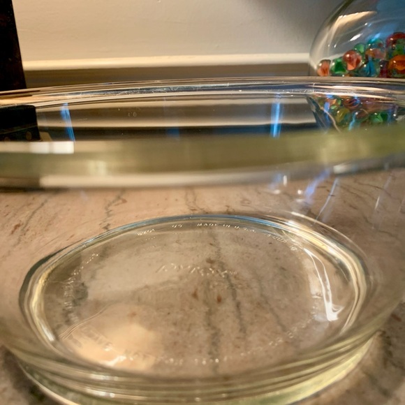 Pyrex Round Clear Glass 5 Cup Casserole Dish - Picture 3 of 10